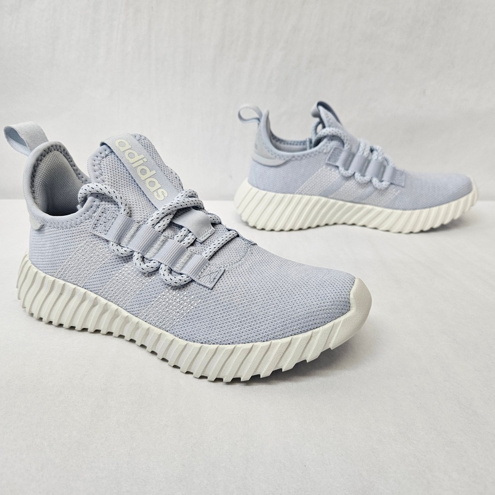 Adidas Kaptir Flow Running Shoes ID1298 Halo Blue Off White Silver Womens Size 6